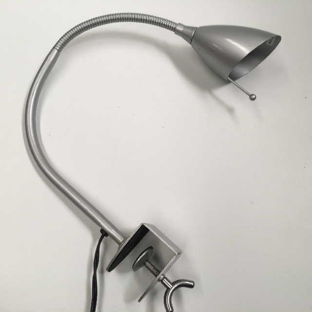 LAMP, Bedside Light (Clip On) - Contemp Silver